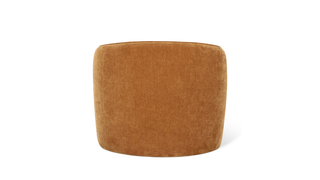Fauteuil lounge Groove, Caramel