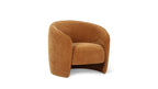 Fauteuil lounge Groove, Caramel