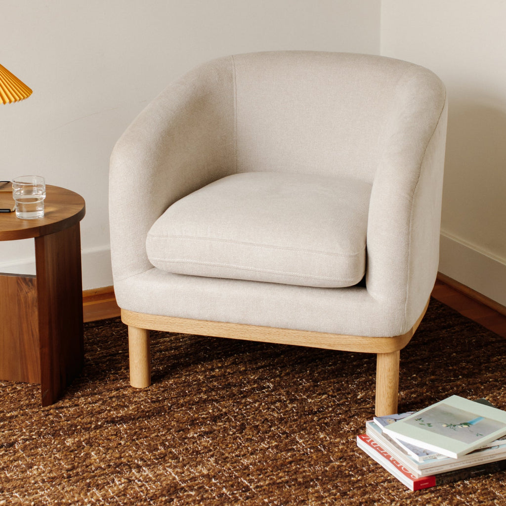 Fauteuil lounge Smooth Moves, Latte