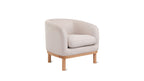 Fauteuil lounge Smooth Moves, Latte