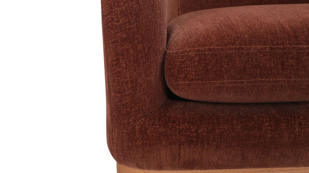 Fauteuil lounge Smooth Moves, couleur caramel