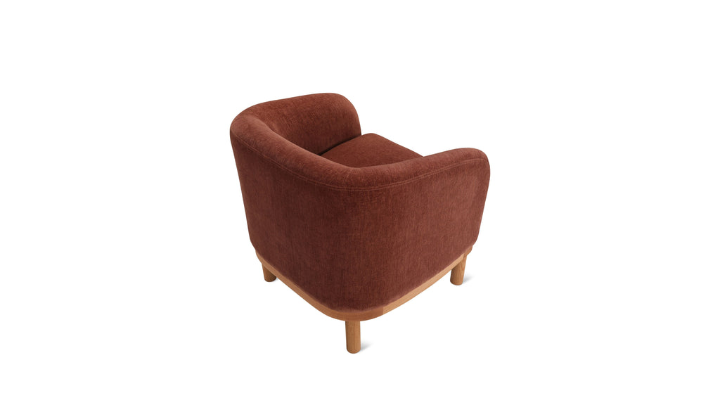 Fauteuil lounge Smooth Moves, couleur caramel