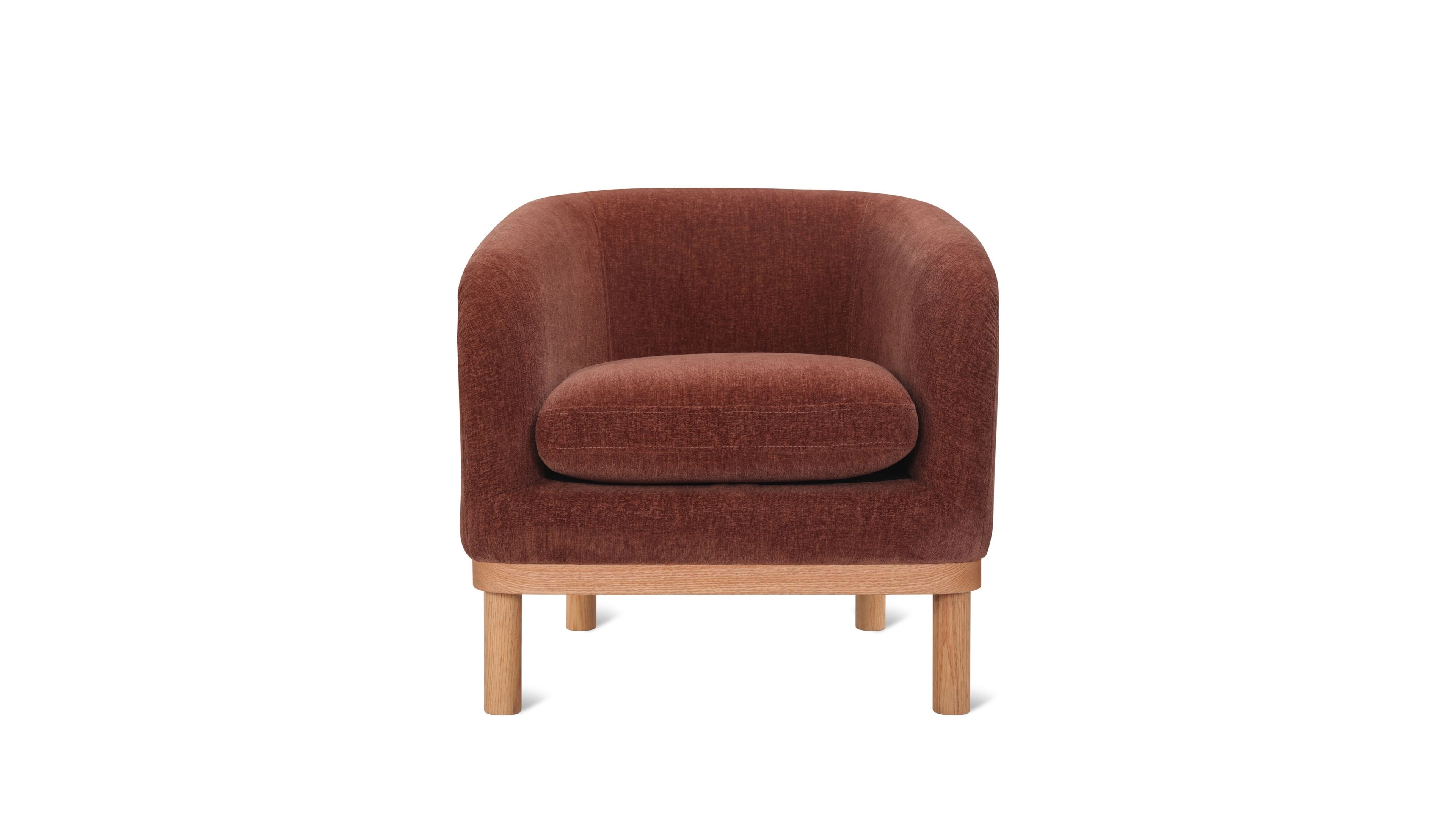 Fauteuil lounge Smooth Moves, couleur caramel