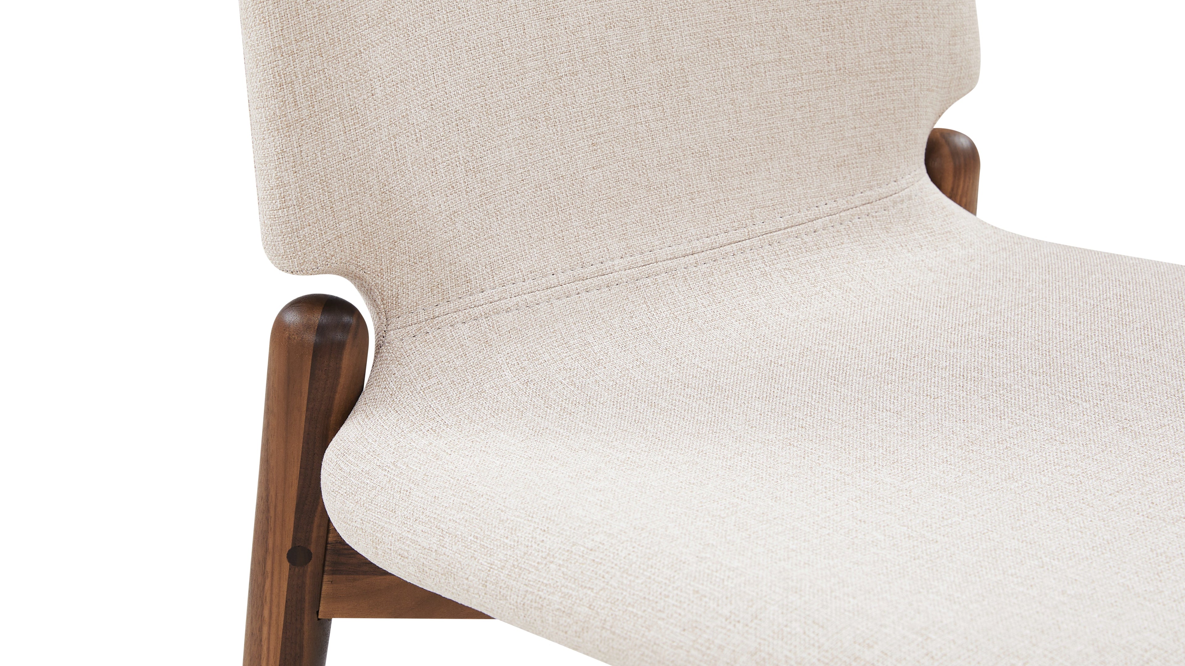 Chaises de salle à manger Dine In (lot de deux), noyer/dune