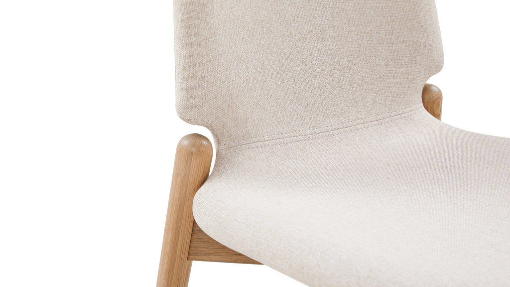 Chaises de salle à manger Dine In (lot de deux), chêne/dune