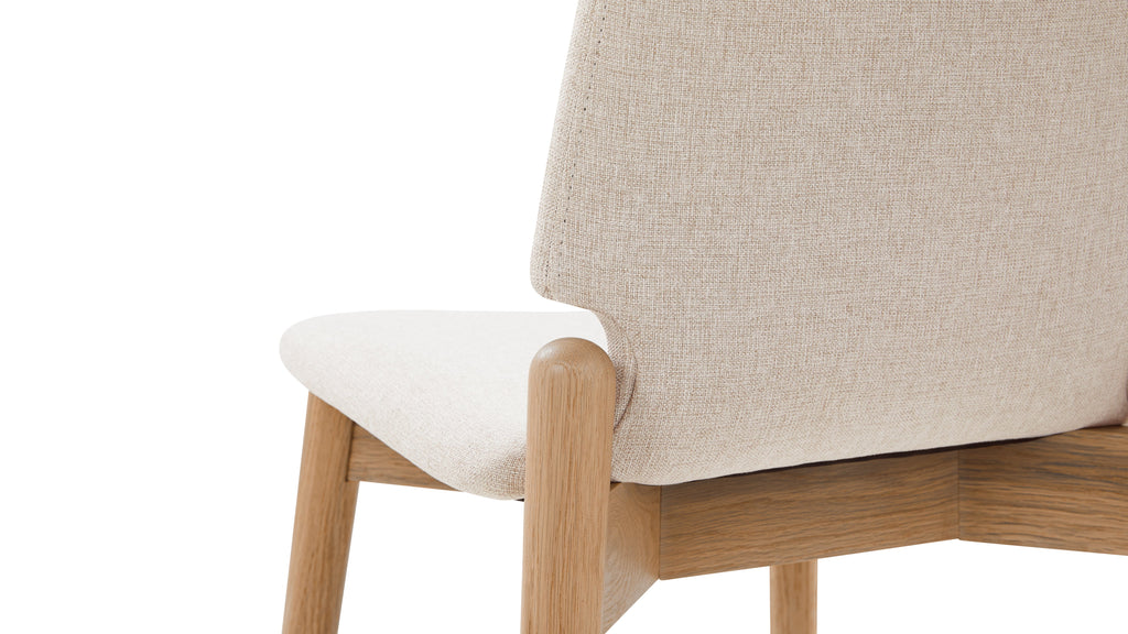 Chaises de salle à manger Dine In (lot de deux), chêne/dune