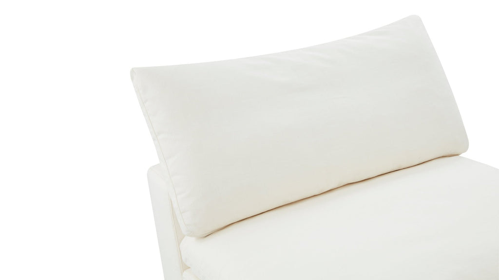 Fauteuil sans accoudoirs Movie Night™, modèle standard, lin crème