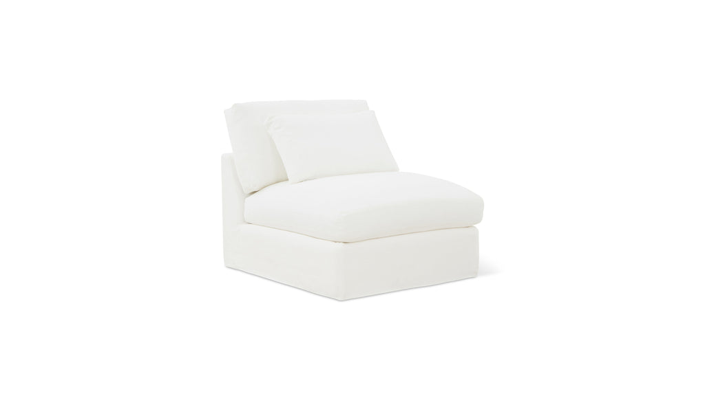 Fauteuil sans accoudoirs Get Together™, grand modèle, sel marin