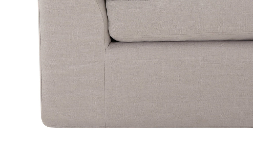 Fauteuil sans accoudoirs Get Together™, grand modèle, couleur argile