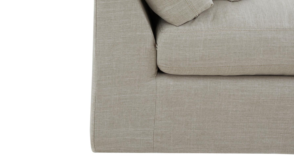 Fauteuil sans accoudoirs Get Together™, grand modèle, couleur galet clair