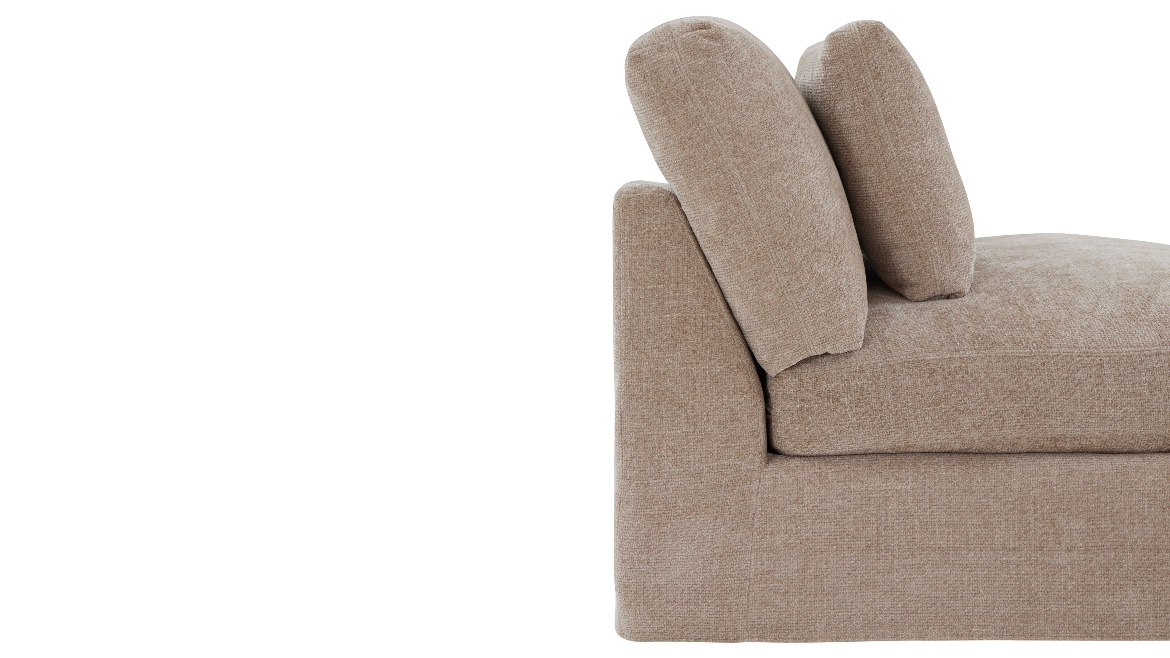 Fauteuil sans accoudoirs Get Together™, grand modèle, couleur champagne