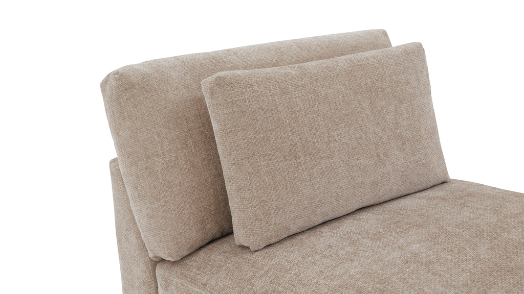 Fauteuil sans accoudoirs Get Together™, grand modèle, couleur champagne