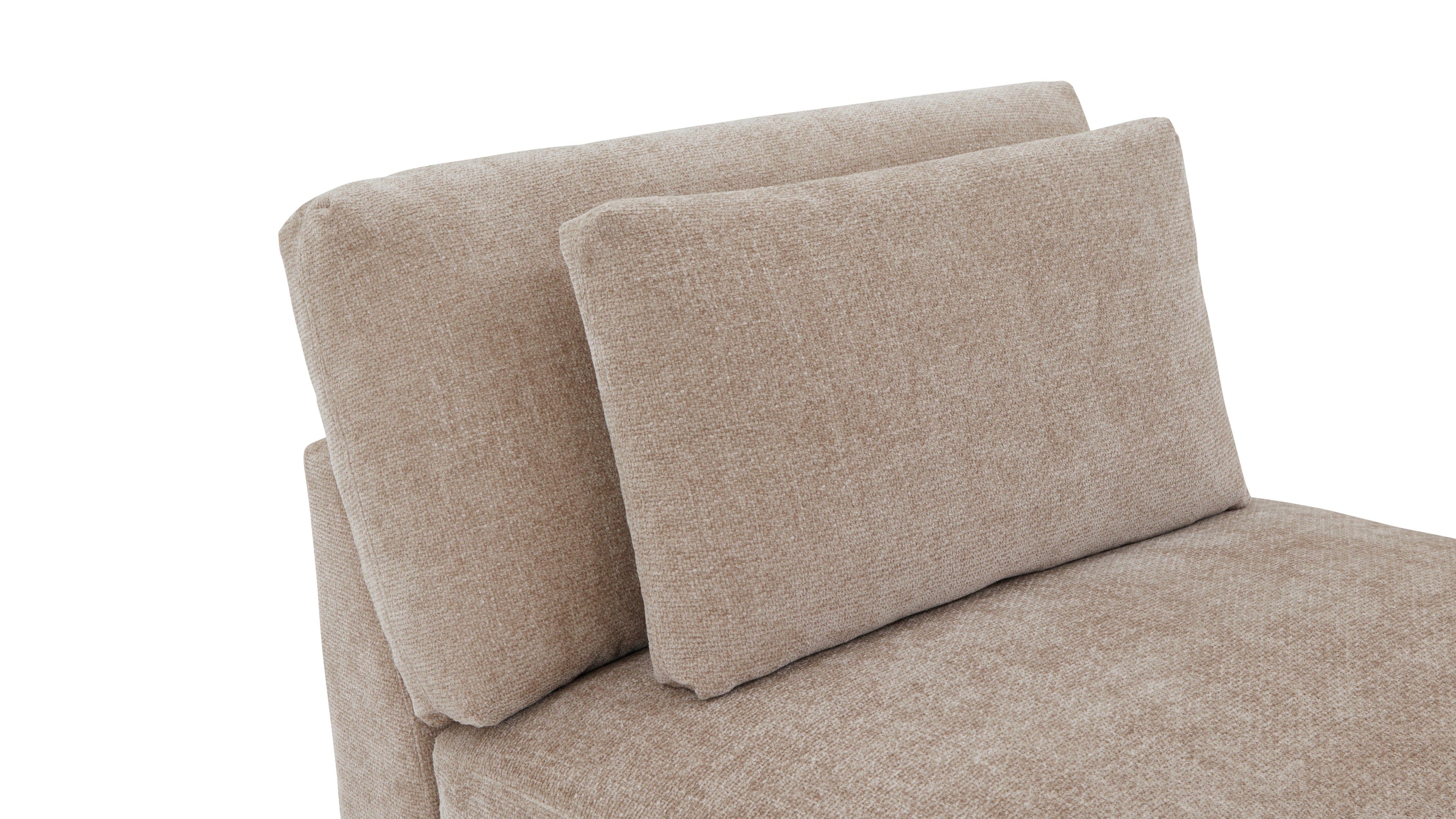 Fauteuil sans accoudoirs Get Together™, grand modèle, couleur champagne