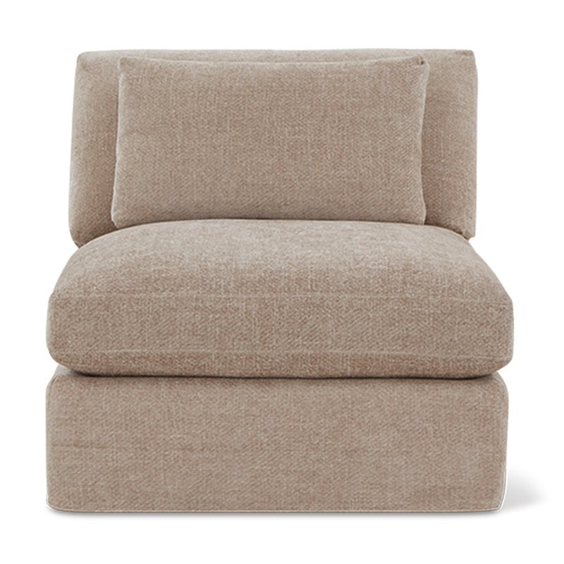 Fauteuil sans accoudoirs Get Together™, grand modèle, couleur champagne