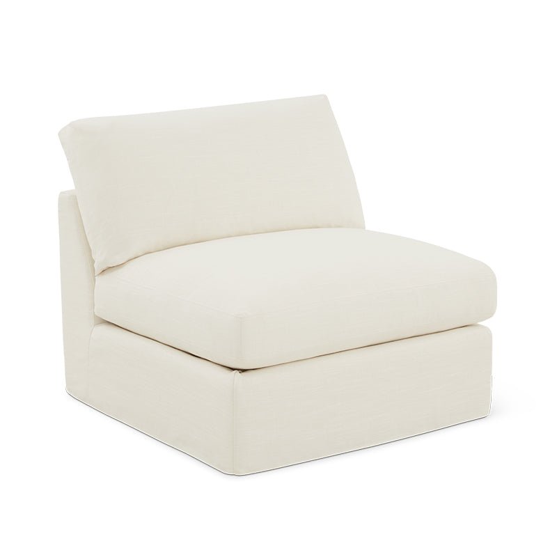 Fauteuil sans accoudoirs Get Together™, modèle standard, lin crème