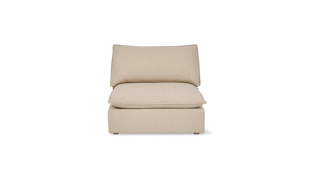 Fauteuil sans accoudoirs Chill Time, Biscuit