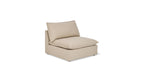 Fauteuil sans accoudoirs Chill Time, Biscuit