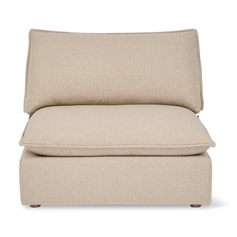 Fauteuil sans accoudoirs Chill Time, Biscuit