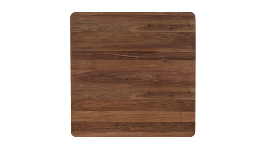 Table basse carrée Form, en noyer américain