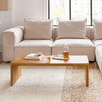 Table basse Form, petite, chêne