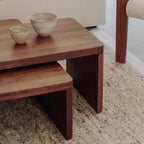 Table basse Form, petite, noyer américain