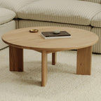 Table basse ronde Frame, modèle standard, chêne