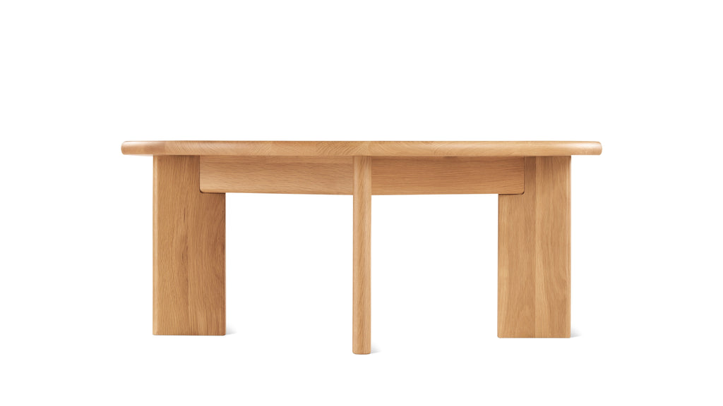 Table basse ronde Frame, modèle standard, chêne