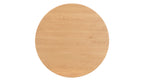 Table basse ronde à cadre, grande, chêne