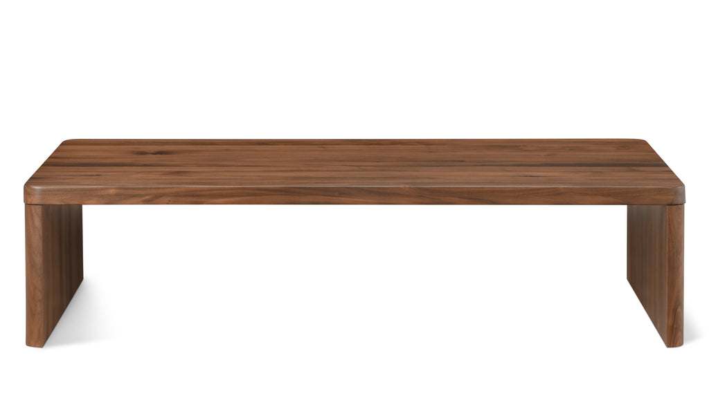 Table basse Form, noyer américain