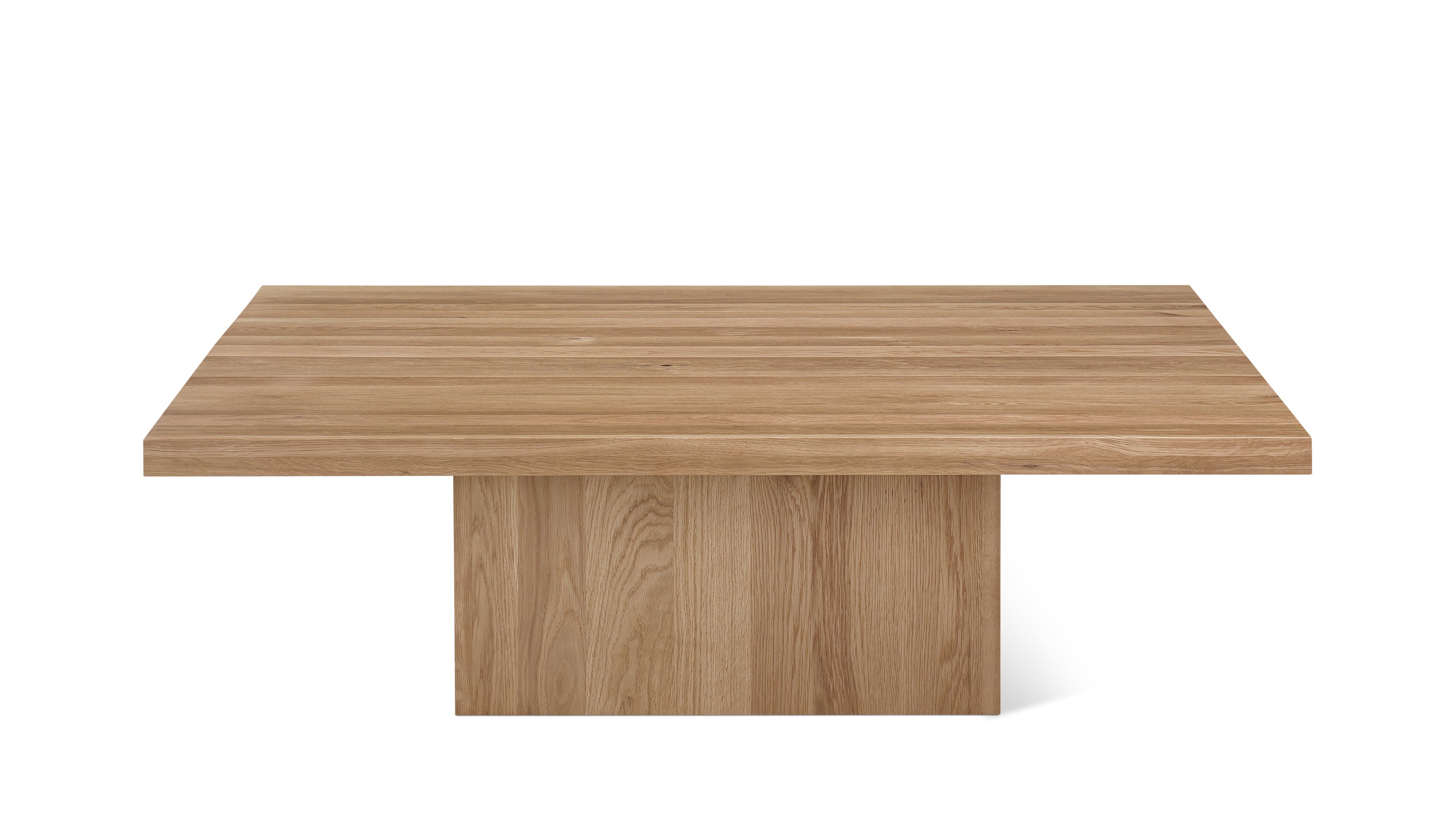 Table basse carrée All We Need, chêne brossé