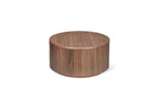 Table basse de rangement Orbit, noyer