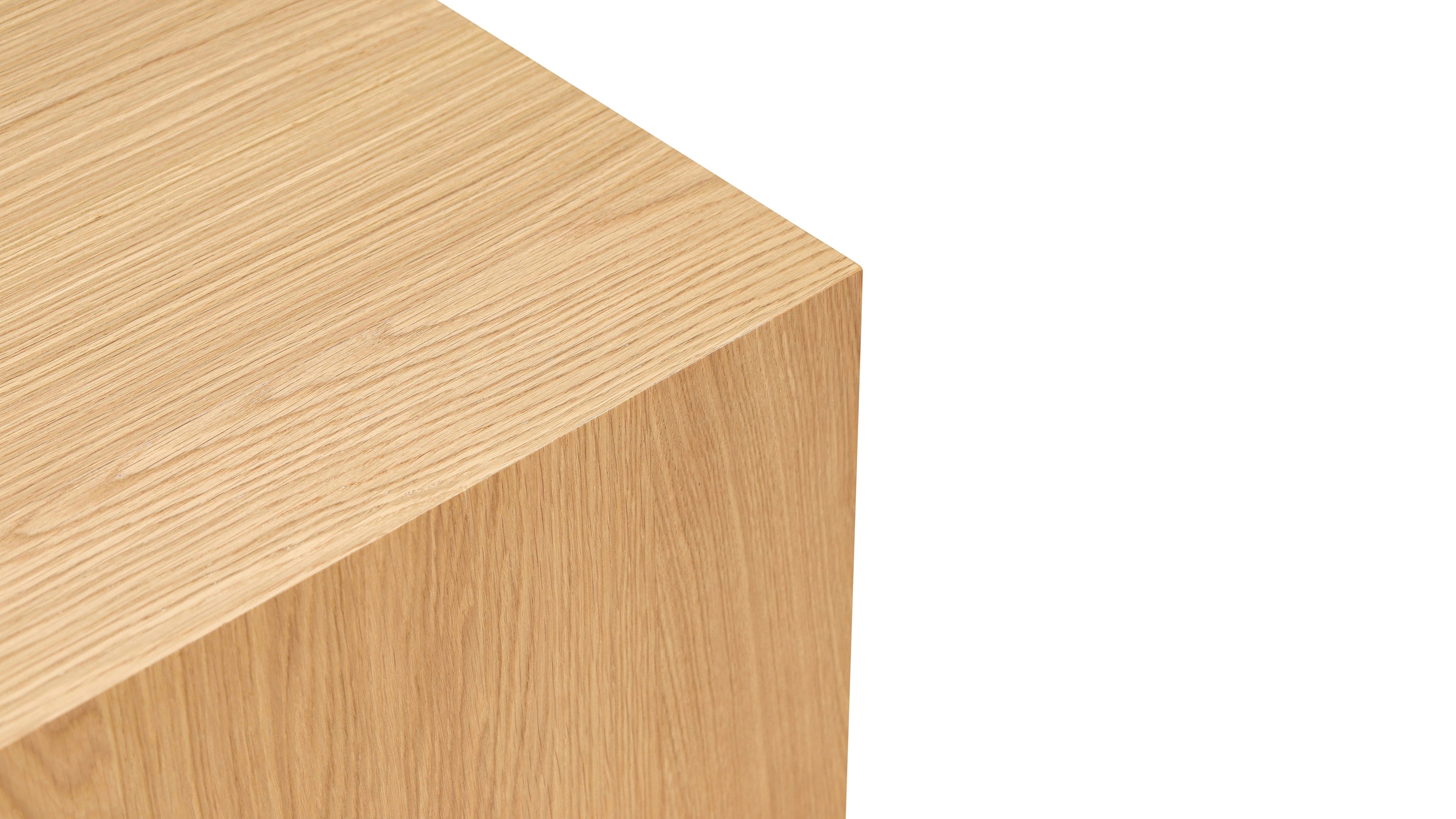 Table basse Align, modèle standard, chêne