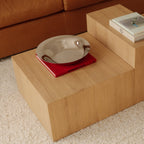 Table basse Align, modèle standard, chêne