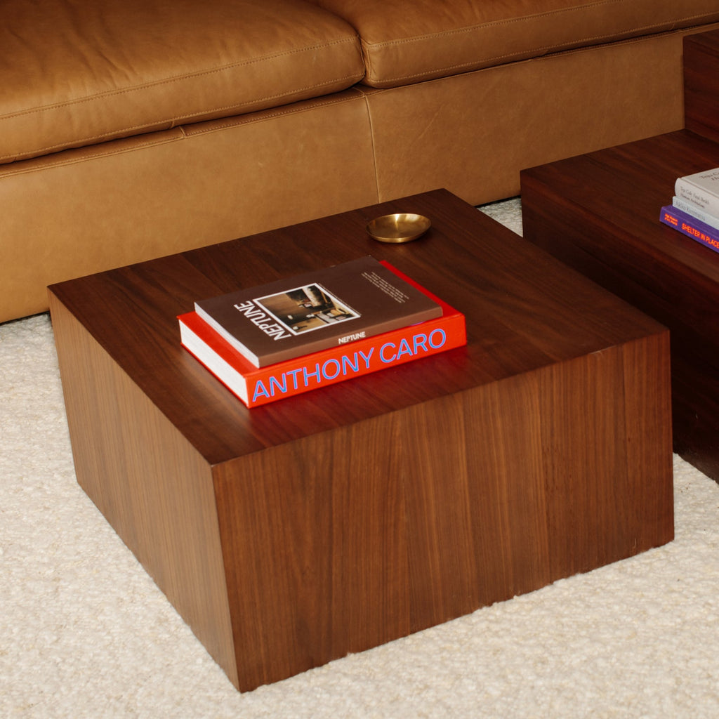 Table basse Align, modèle standard, noyer