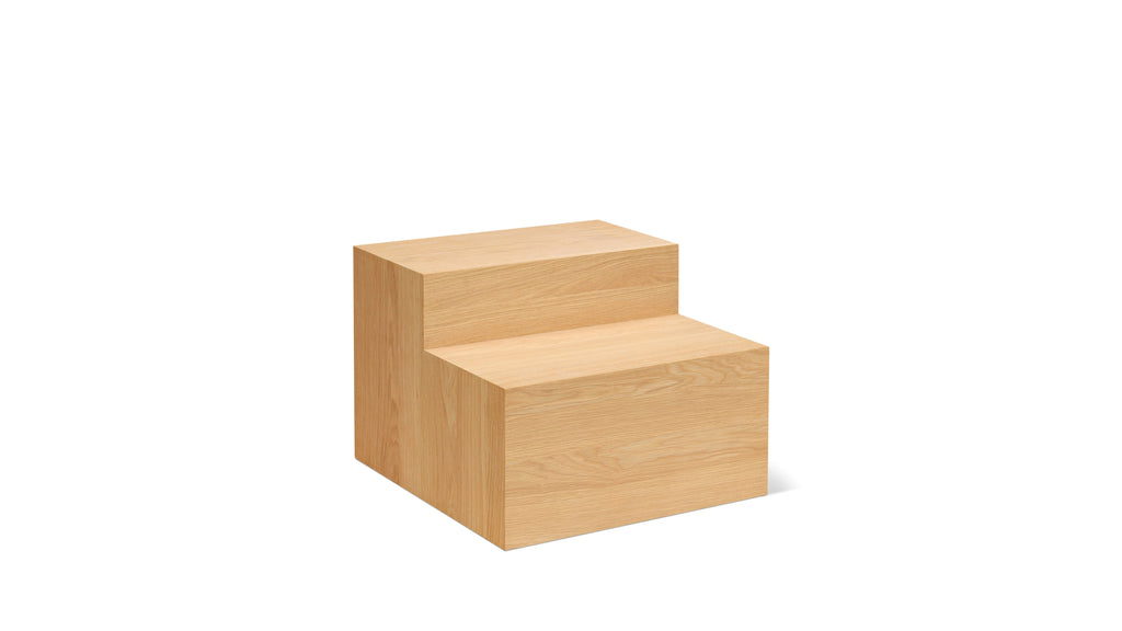 Table basse Align, à plusieurs niveaux, chêne