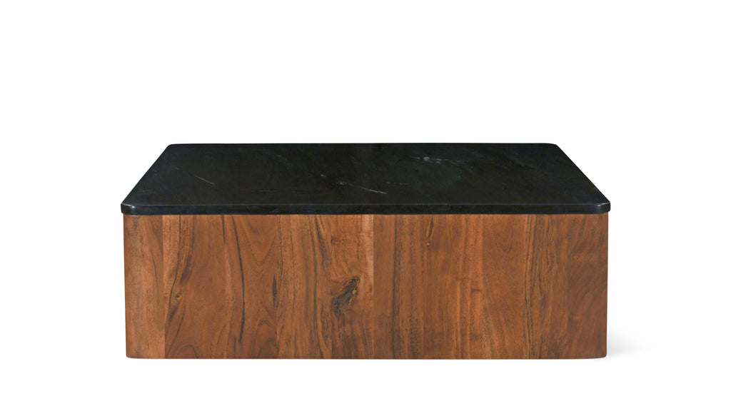 Table basse Form Marble, noyer américain