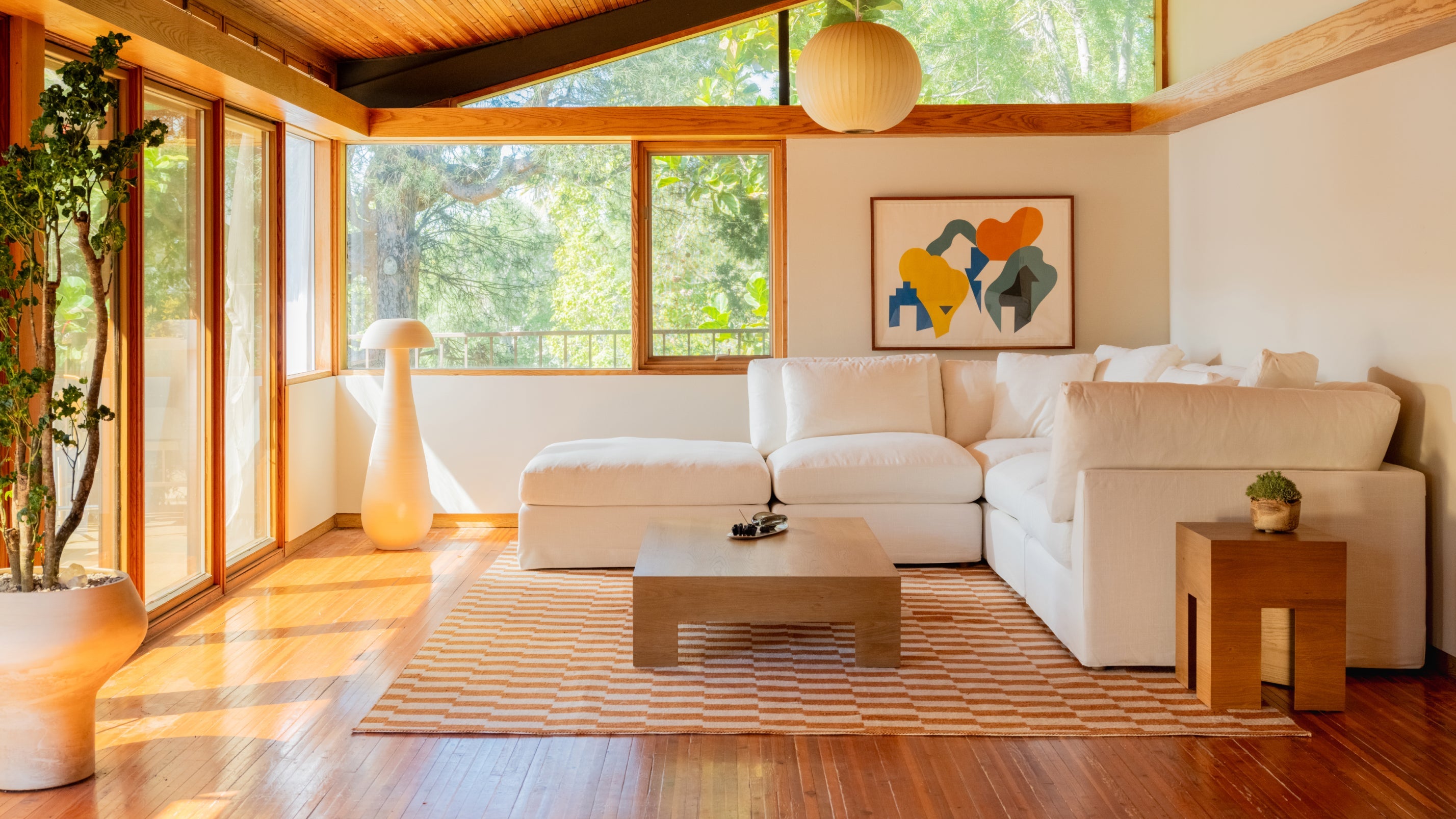 Table basse On The Block, chêne