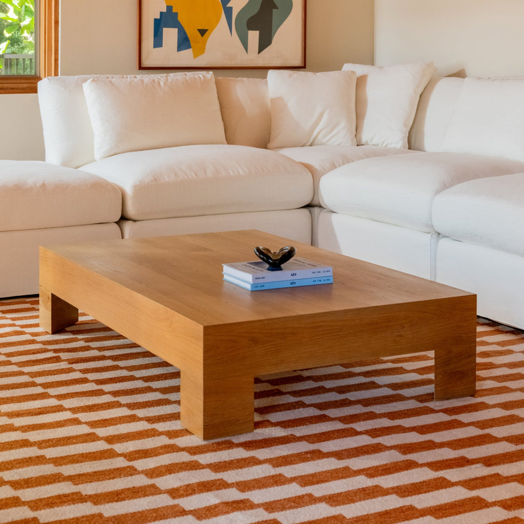 Table basse On The Block, chêne