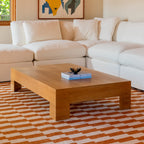 Table basse On The Block, chêne