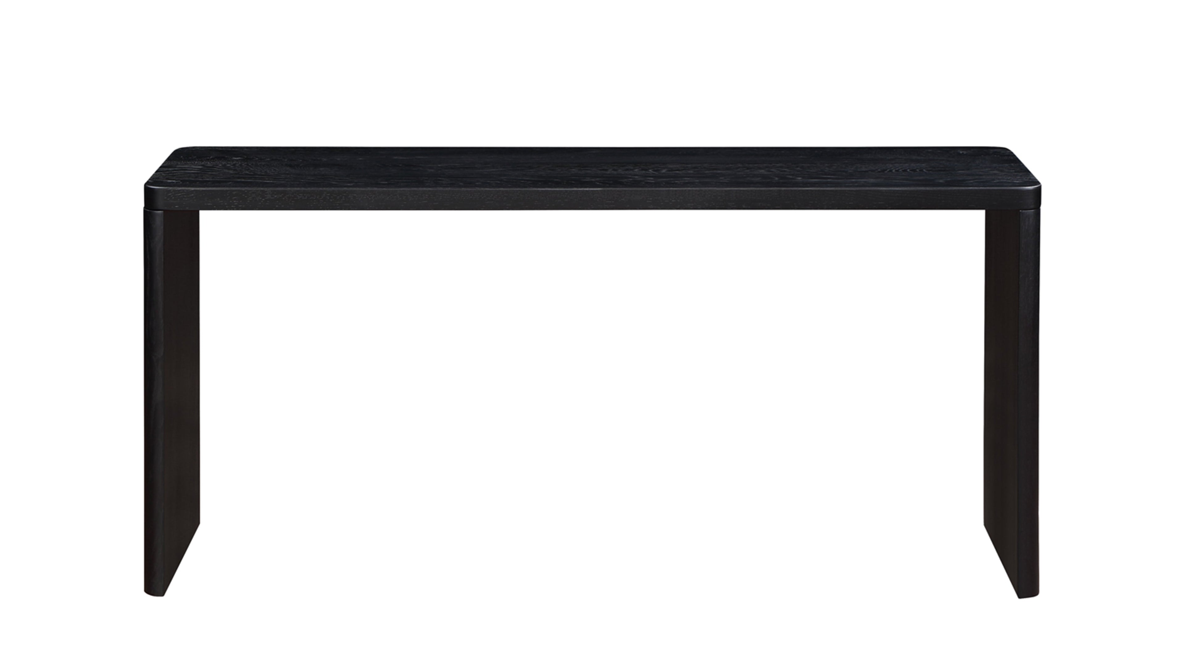 Console Form, grand modèle, chêne noir