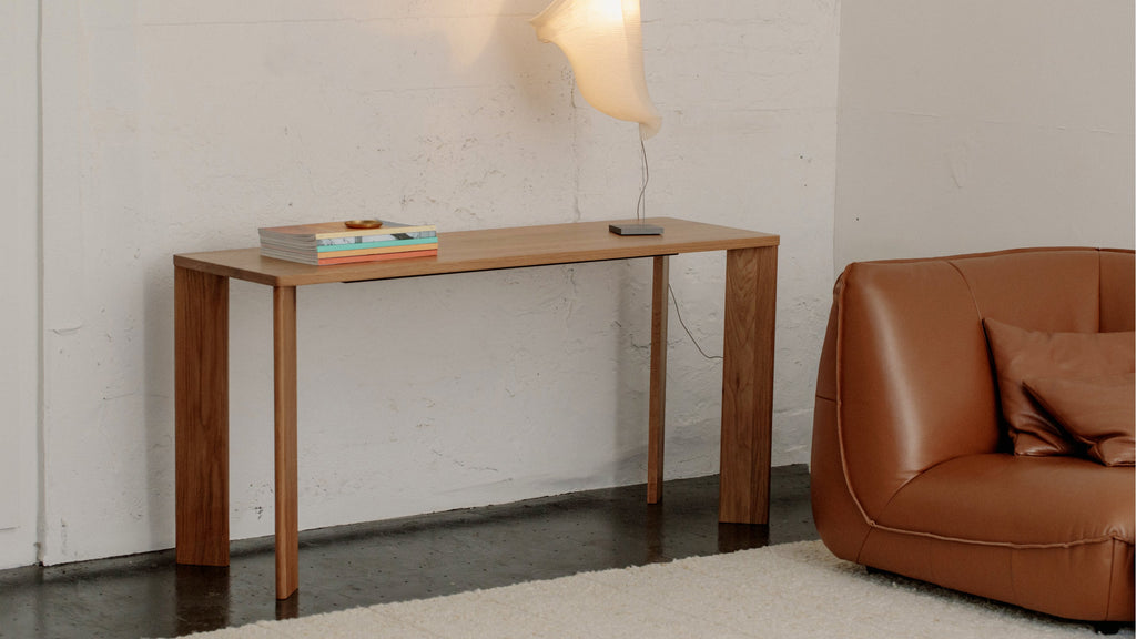 Console à cadre, chêne