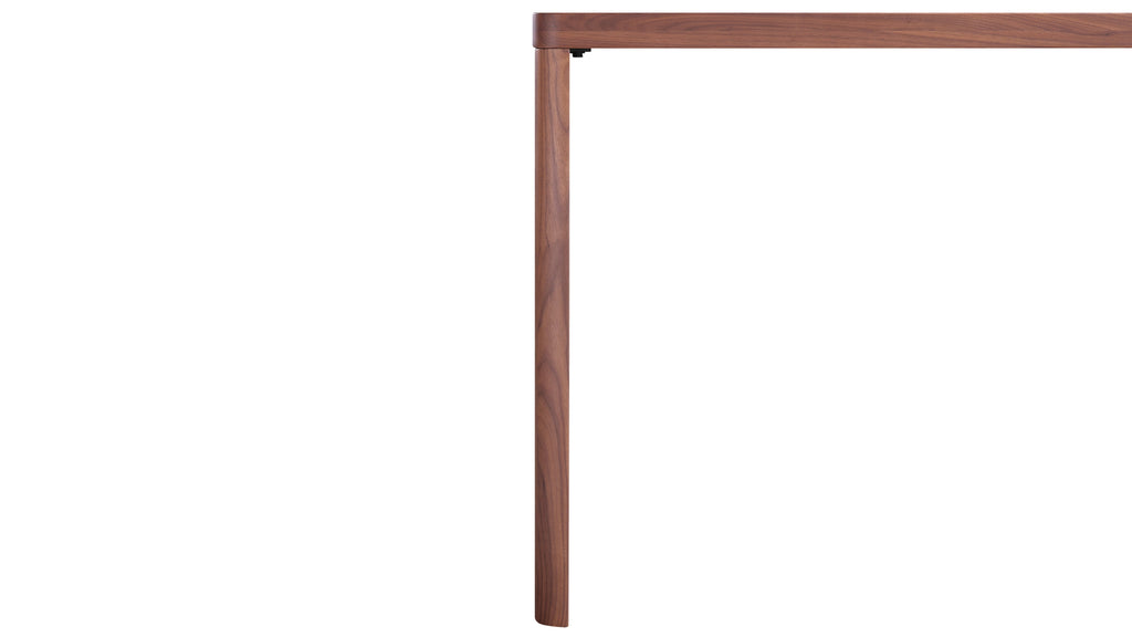 Console Form, petite, noyer américain