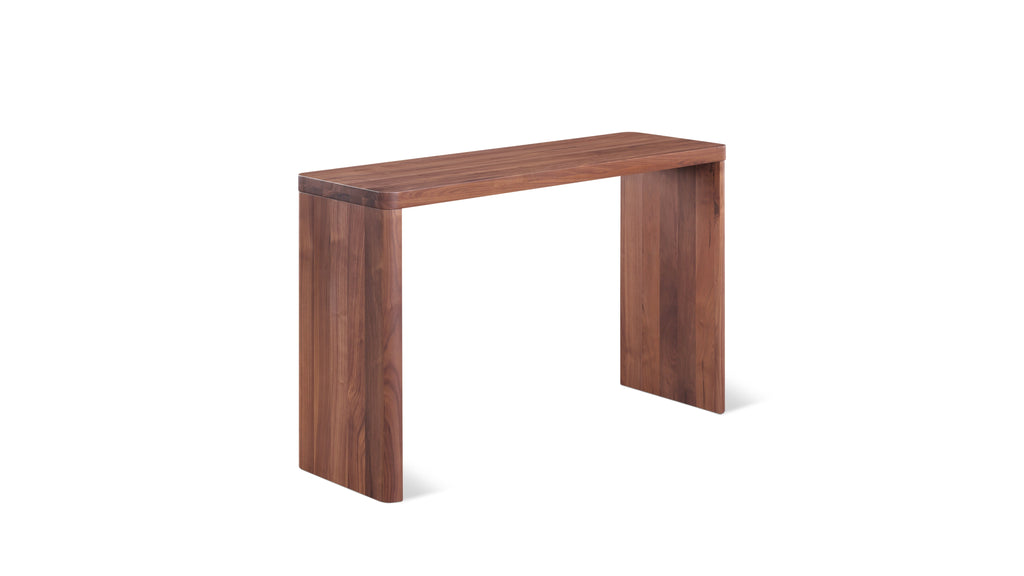 Console Form, petite, noyer américain