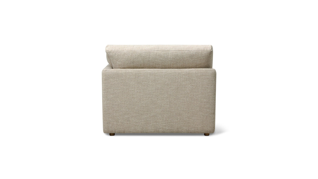 Fauteuil d'angle relaxant, lin