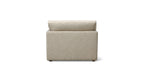 Fauteuil d'angle relaxant, lin
