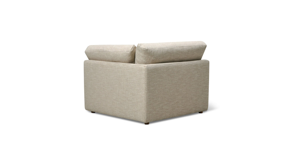Fauteuil d'angle relaxant, lin