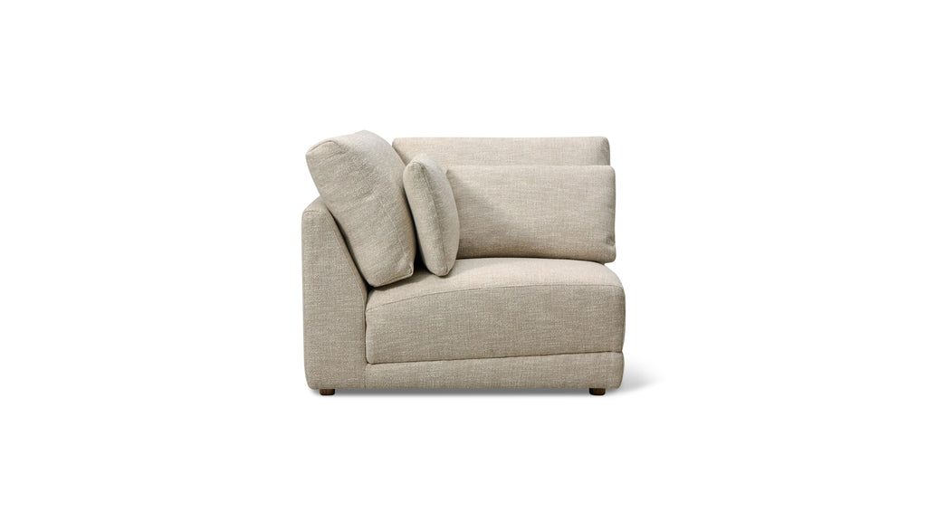 Fauteuil d'angle relaxant, lin