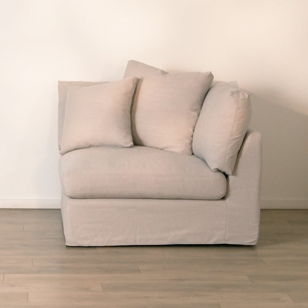 Fauteuil d'angle Get Together™, grand modèle, couleur argile