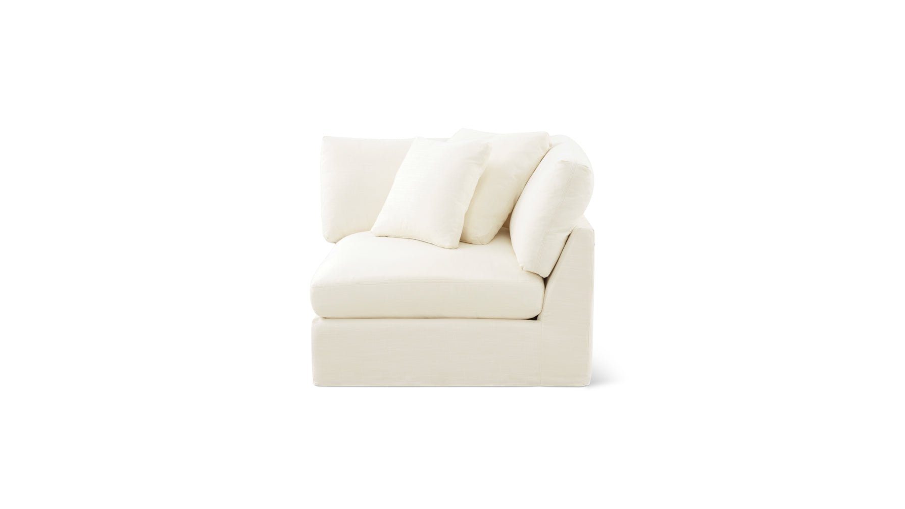 Fauteuil d'angle Get Together™, grand modèle, lin crème