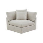 Fauteuil d'angle Get Together™, grand modèle, couleur galet clair